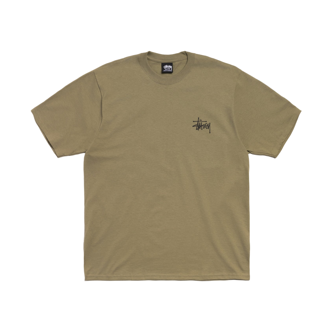 스투시 베이직 스투시 티셔츠 아미(Stussy Basic Stussy T-Shirt Army) - 2