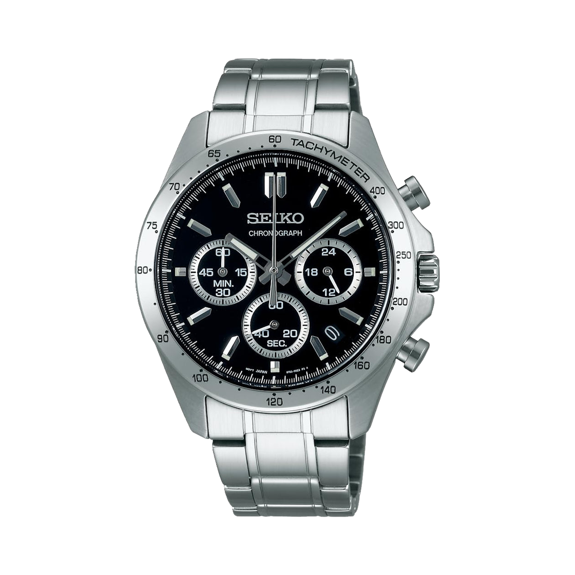 세이코 스피릿 SBTR013 42mm 스테인리스 스틸 블랙(Seiko Spirit SBTR013 42mm Stainless Steel Black)