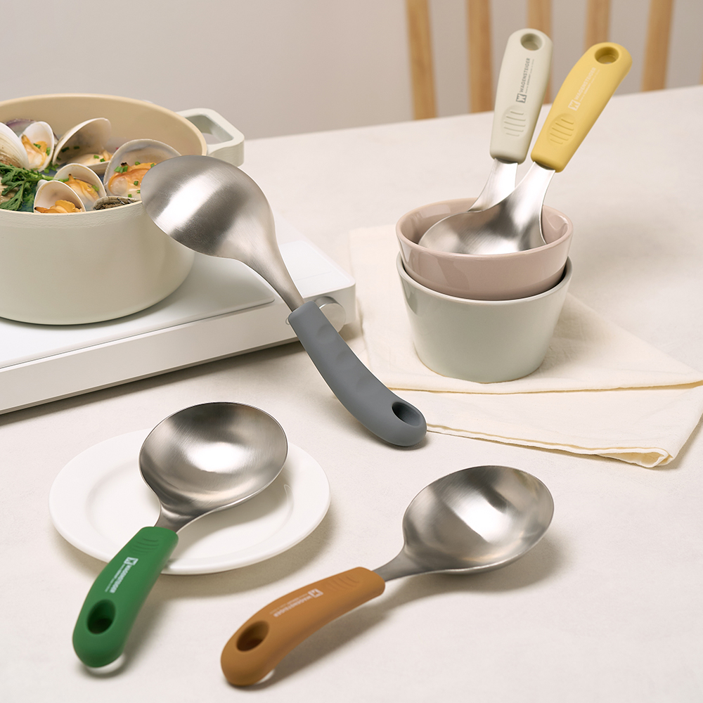 바겐슈타이거 스텐 304 로펠 더 컬러 레이들 국자 서버 차콜(WAGENSTEIGER Stainless Steel 304 Rofel The Color Ladle (Charcoal)) - 4