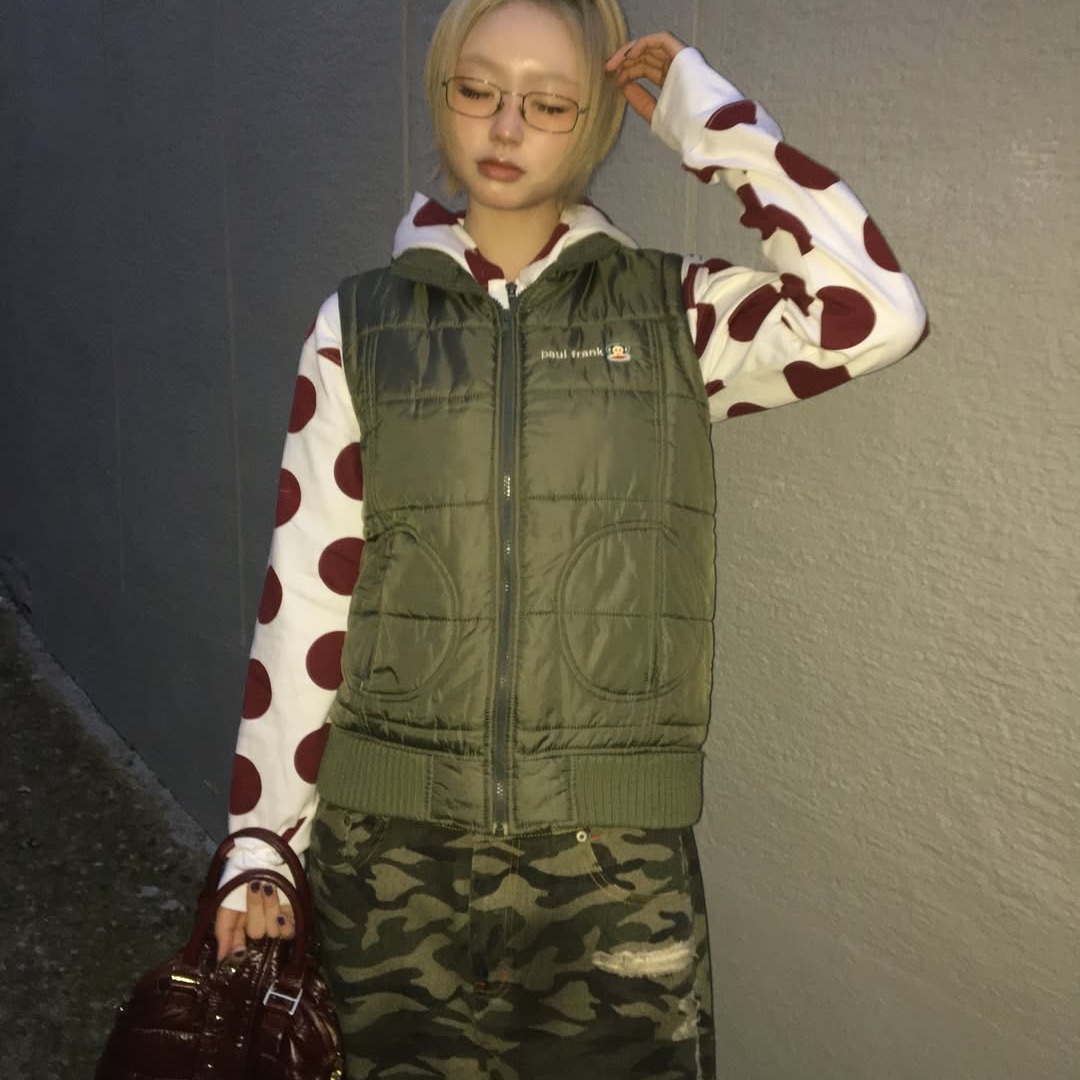 [트리플적립] MAINBOOTH Destroyed Camo Pants CAMO 착용 스타일 - 3