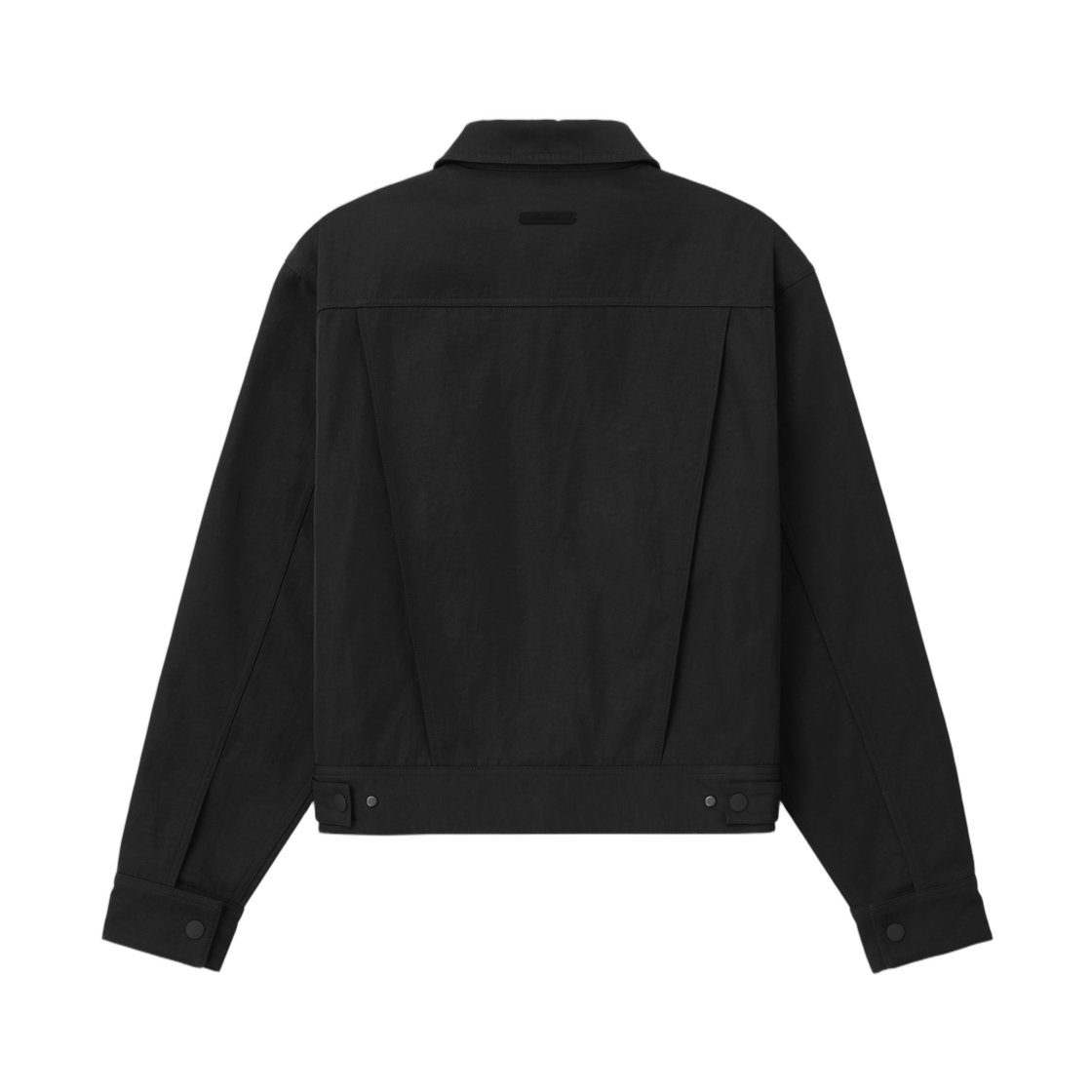 에센셜 텍스처드 나일론 트러커 자켓 빈티지 블랙 - 26SS(Essentials Textured Nylon Trucker Jacket Vintage Black - 26SS) - 2