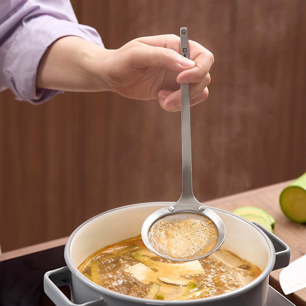 바겐슈타이거 스텐 304 마이크로 스키머 대 초미세 메쉬망 국자(WAGENSTEIGER Stainless Steel 304 Micro Skimmer (Large)) - 6