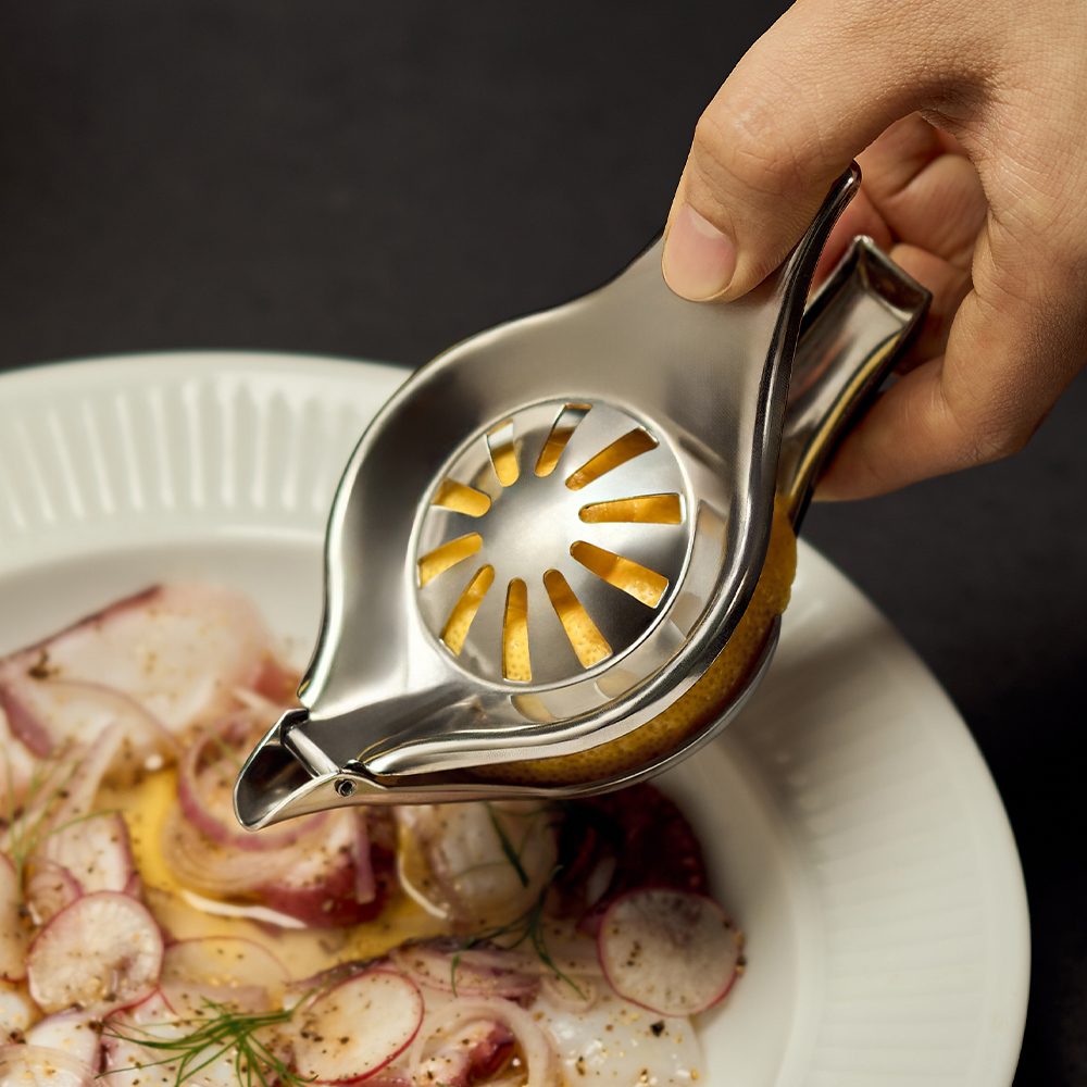 바겐슈타이거 스텐 304 홈탠팅 레몬 스퀴저 슬라이스 레몬즙 착즙기(WAGENSTEIGER Stainless Steel 304 Hometending Lemon Squeezer (Slice Type)) - 2