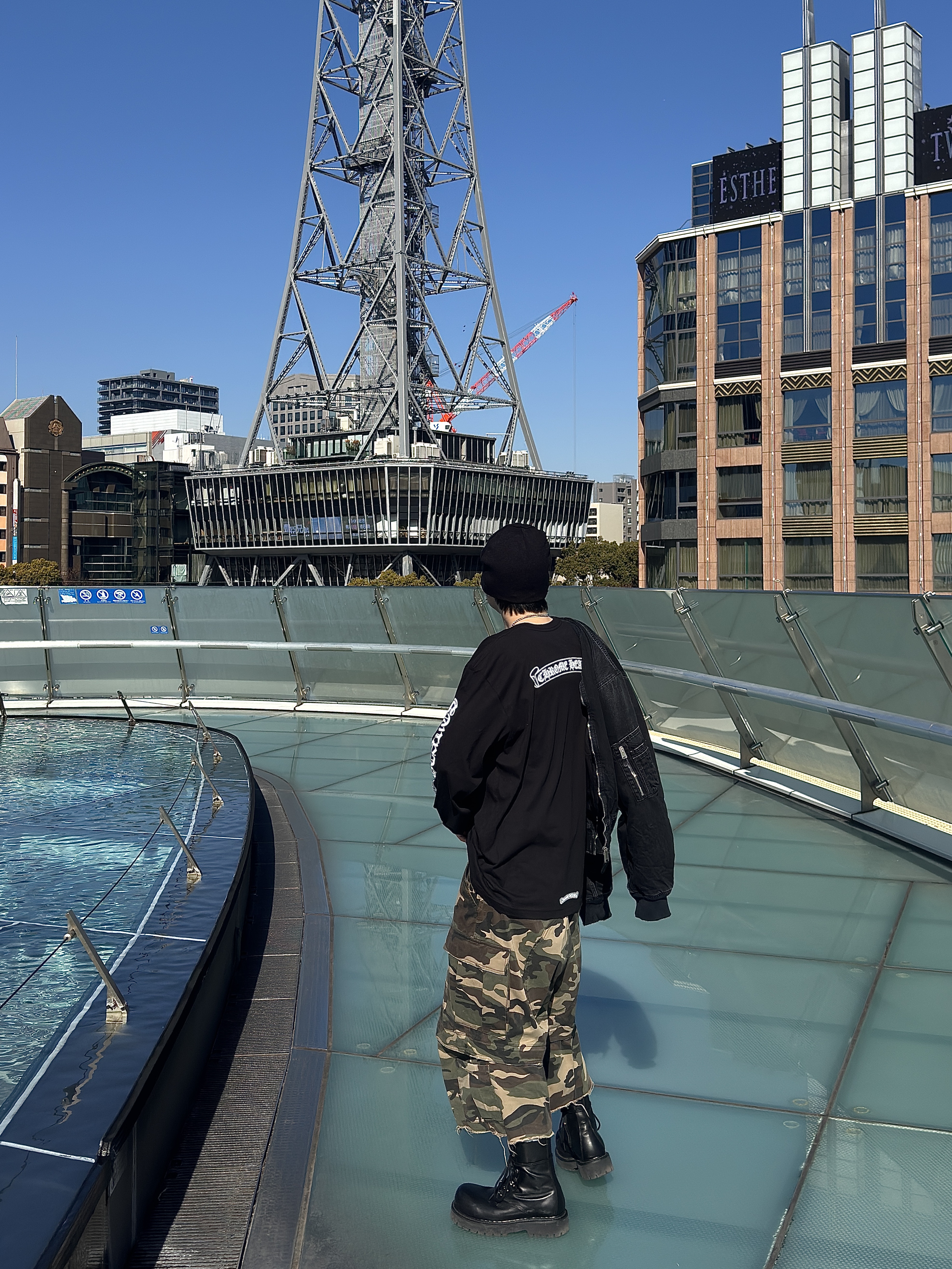 Chrome Hearts Scroll Logo LS T-Shirt Black, LOSTGARDEN Phantom 착용 스타일 - 1