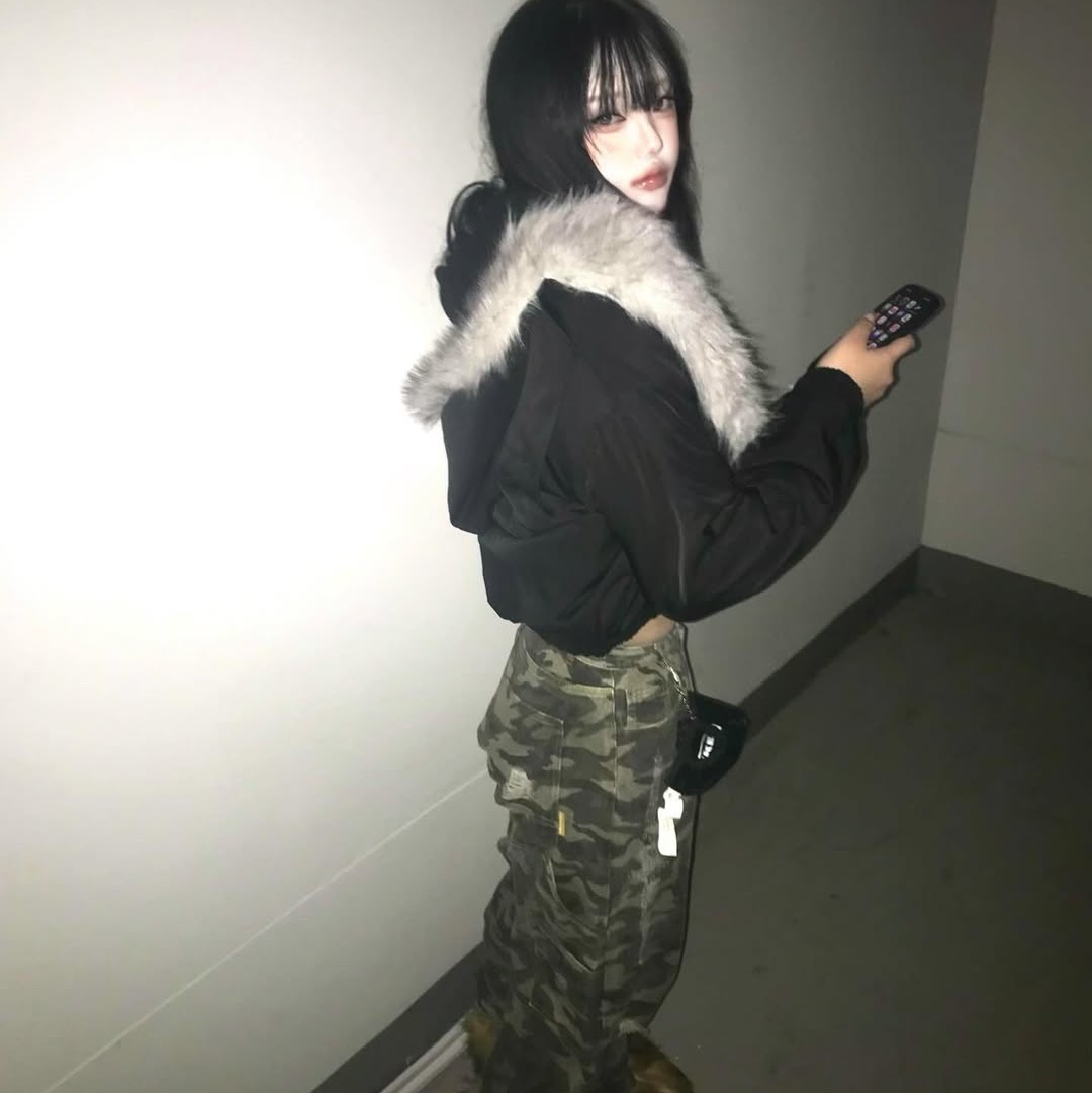 [트리플적립] MAINBOOTH Destroyed Camo Pants CAMO 착용 스타일 - 6