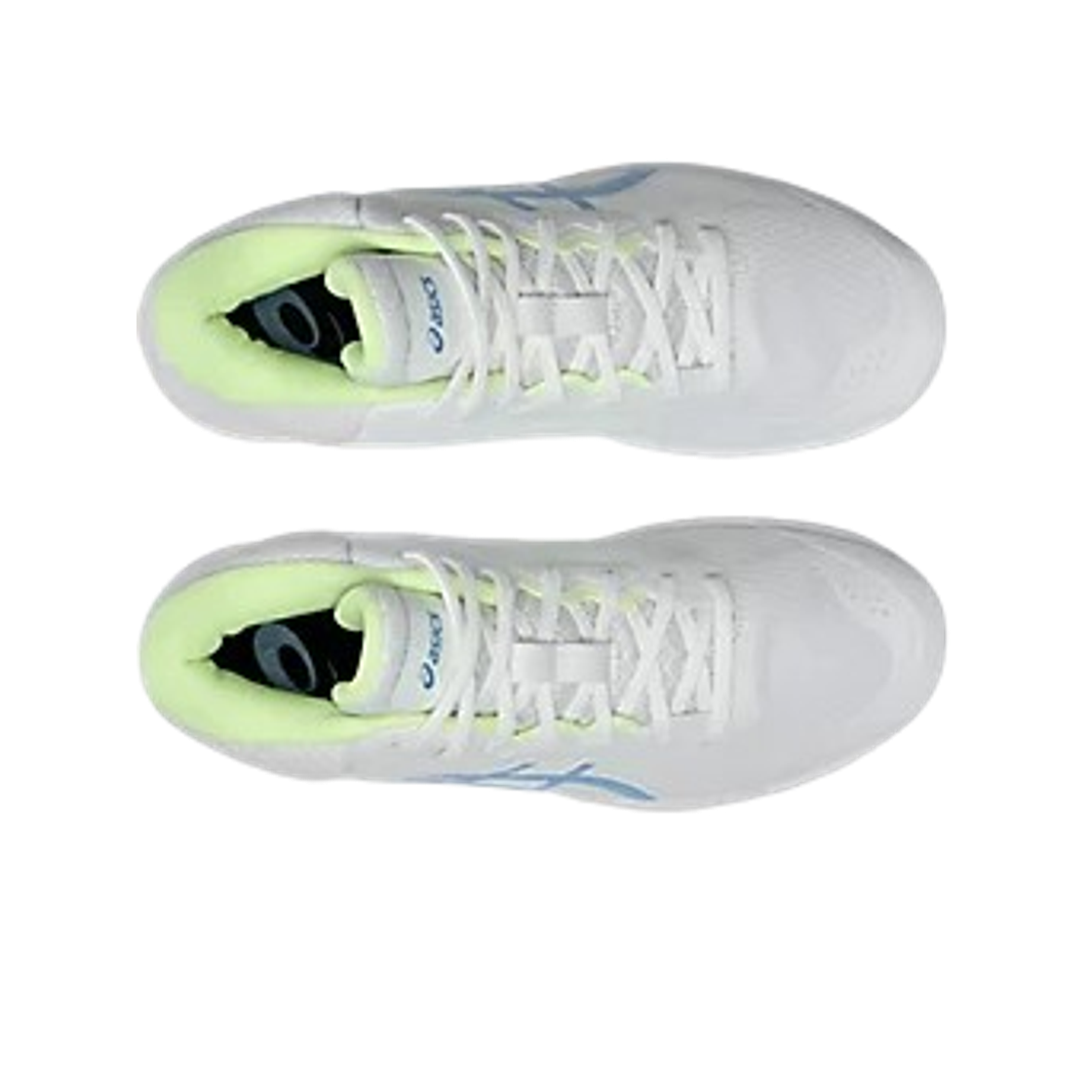 (W) 아식스 레이디 젤페어리 9 화이트 블루 블리스 - B 스탠다드((W) Asics Lady Gelfairy 9 White Blue Bliss - B Standard) - 2