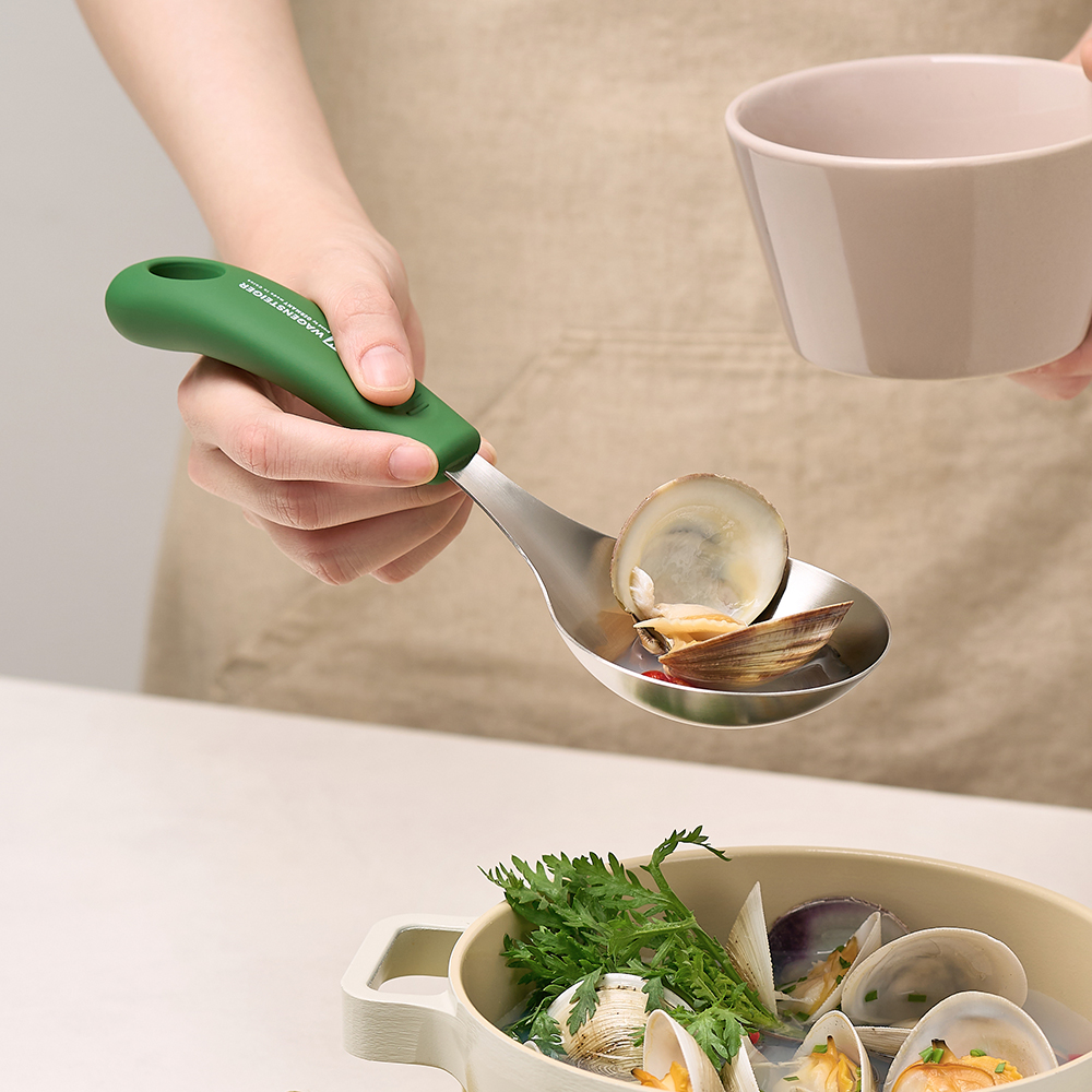 바겐슈타이거 스텐 304 로펠 더 컬러 레이들 국자 서버 그린(WAGENSTEIGER Stainless Steel 304 Rofel The Color Ladle (Green)) - 6