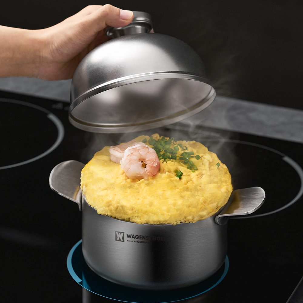바겐슈타이거 로스탈 통5중 무연마 316 스텐 냄비 톨셰프팟(WAGENSTEIGER Lostal 5-Ply Abrasive-Free 316 Stainless Steel Pot Series (Tall Chef Pot)) - 2