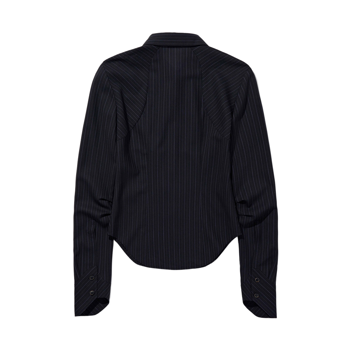 (W) 미스치프 슬릭 슬림 셔츠 블랙((W) Mischief Sleek Slim Shirt Black) - 2