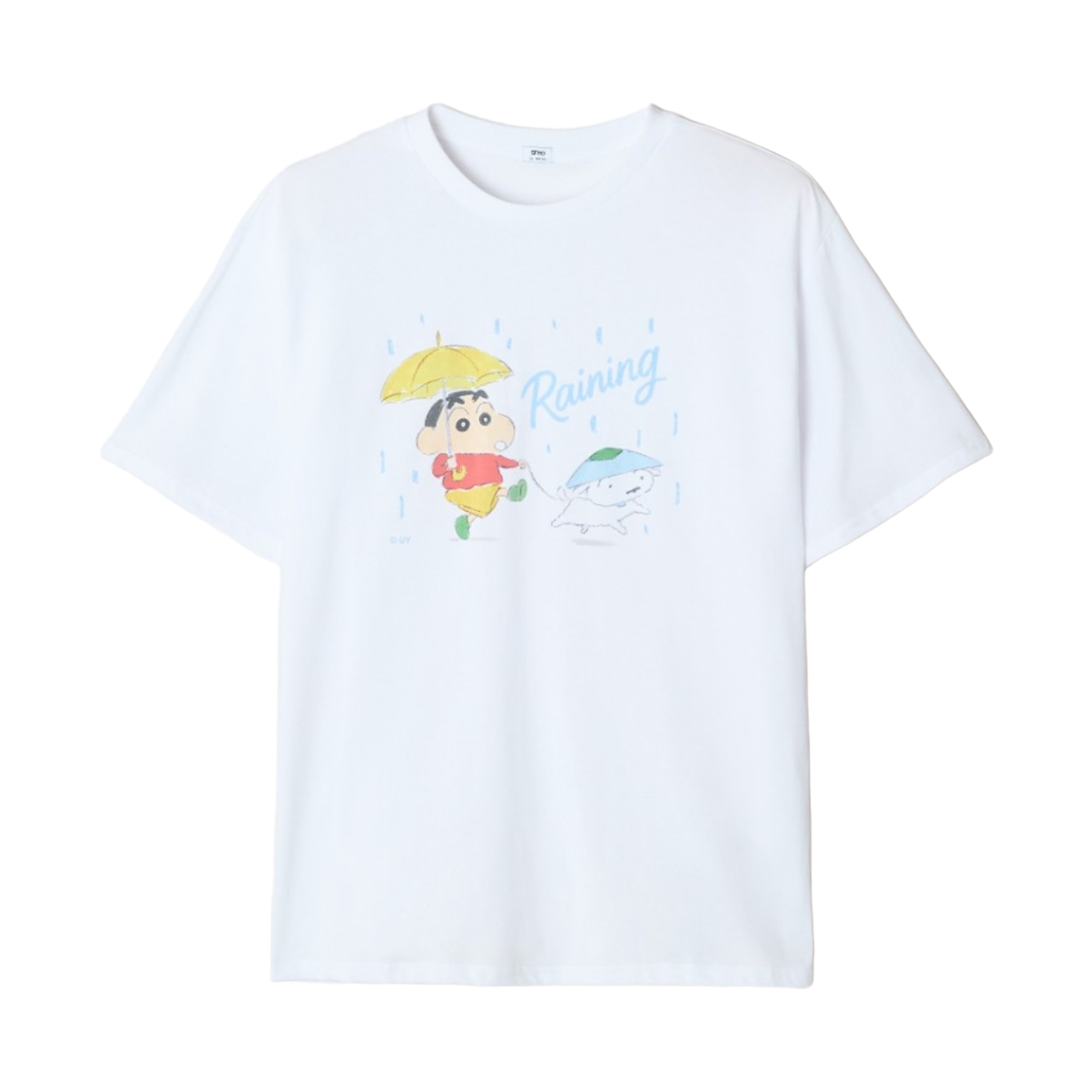 스파오 짱구 숏슬리브 티셔츠 화이트(Spao Shinchan Short Sleeve T-Shirt White) - 1