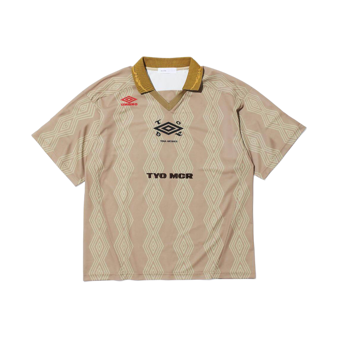 토가 x 엄브로 게임 셔츠 베이지(Toga x Umbro Game Shirt Beige) - 1