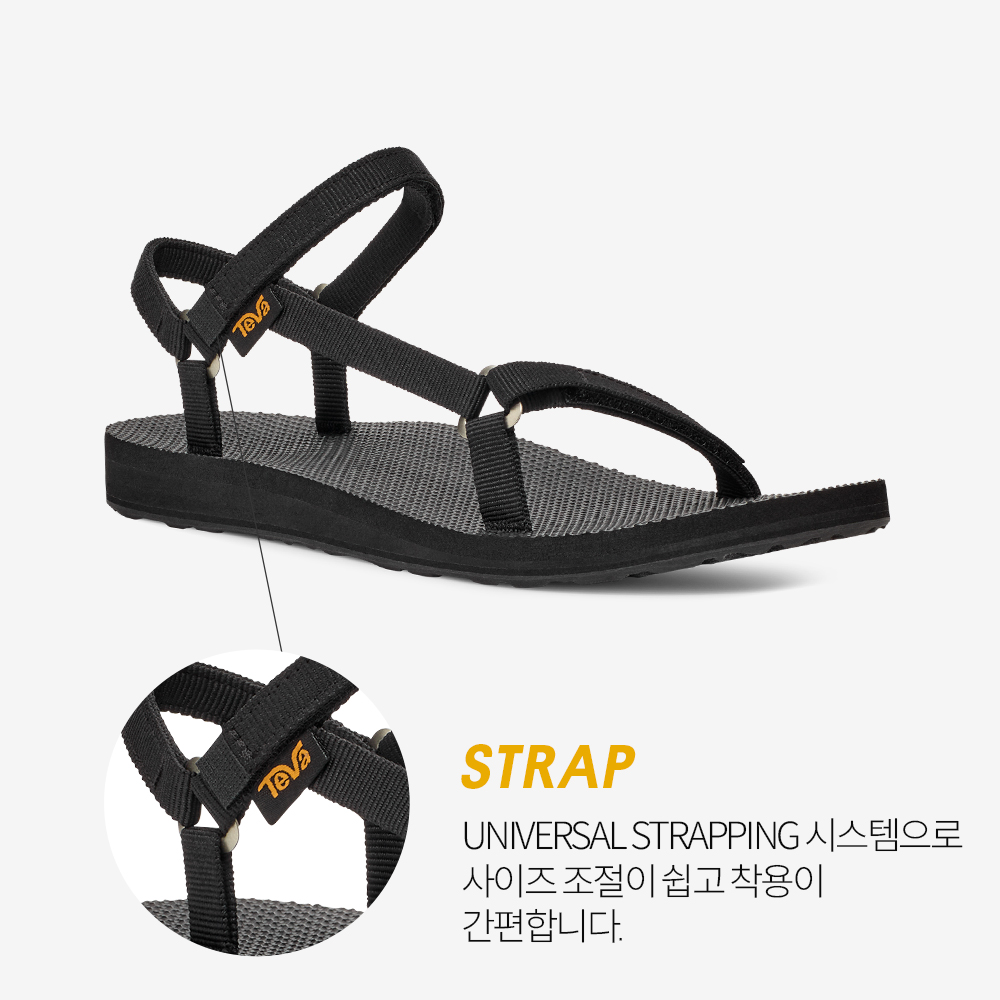테바 여성 오리지널 유니버설 슬림 BLK(TEVA Women Original Universal Slim BLK) - 3