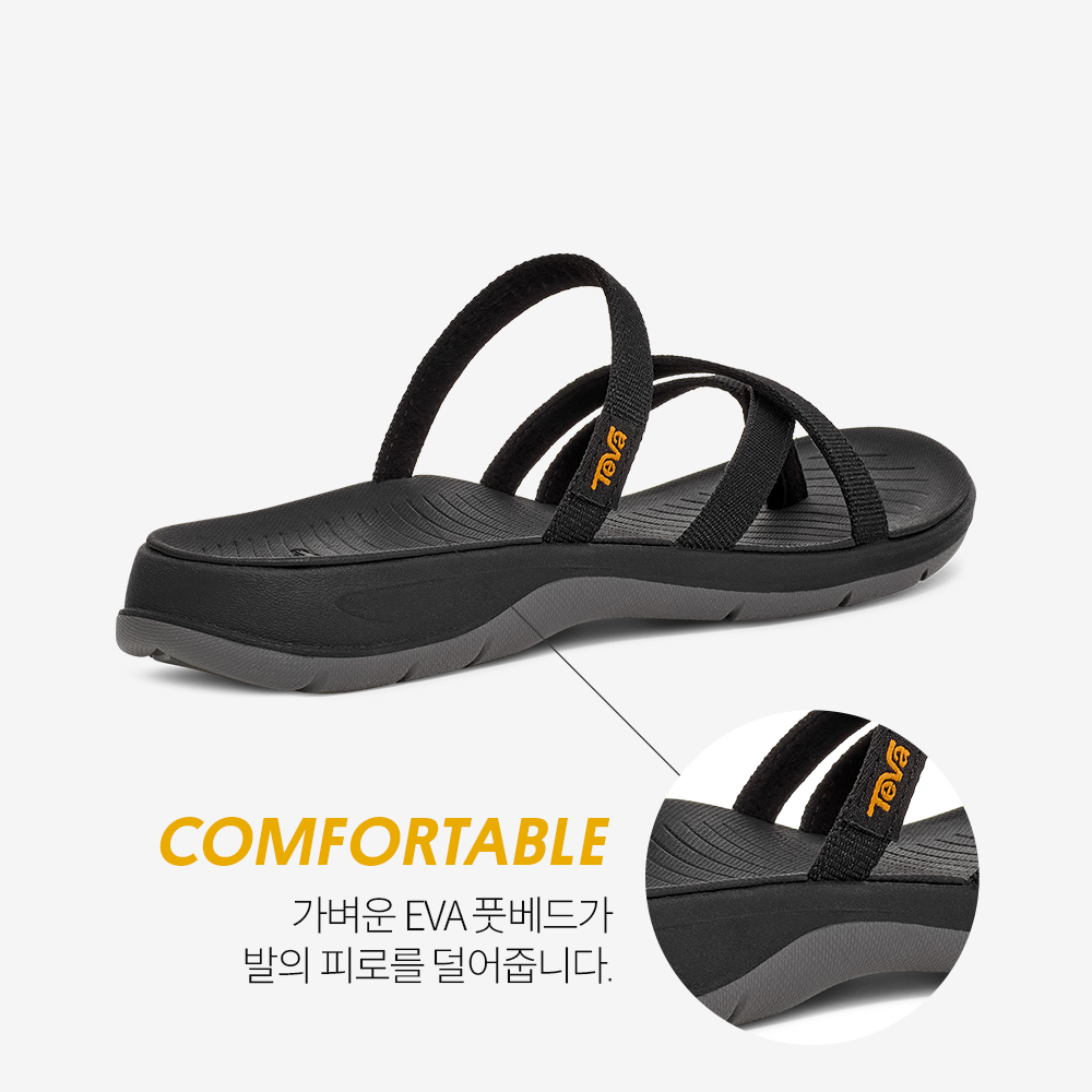 테바 여성 티라트래블러 플립 BLK(TEVA Women Tirratraveler Flip BLK) - 4