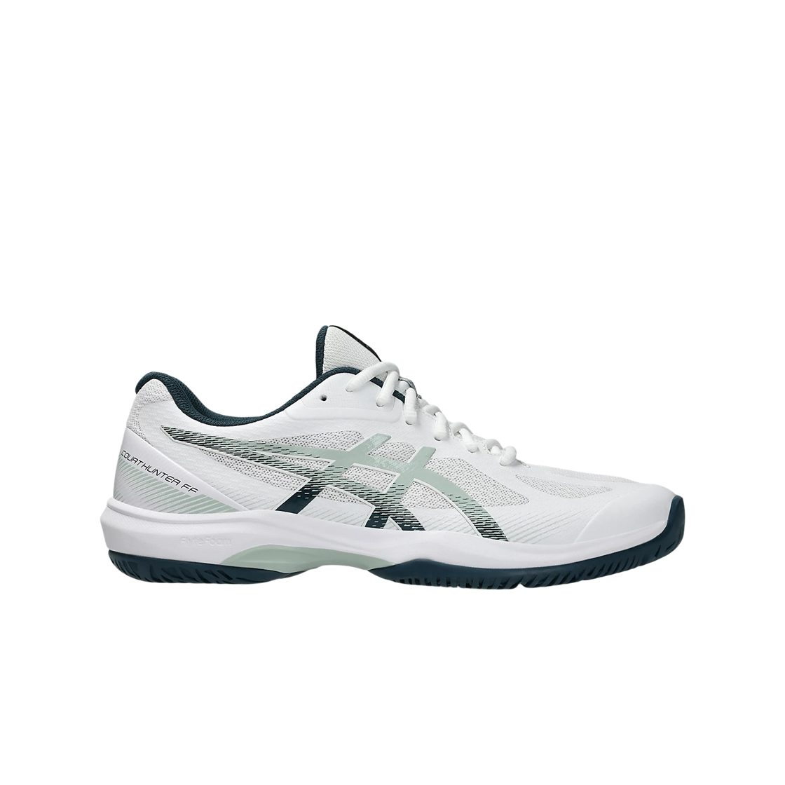 1071A111-100 Asics Court Hunter FF White Lichen Rock - D Standard