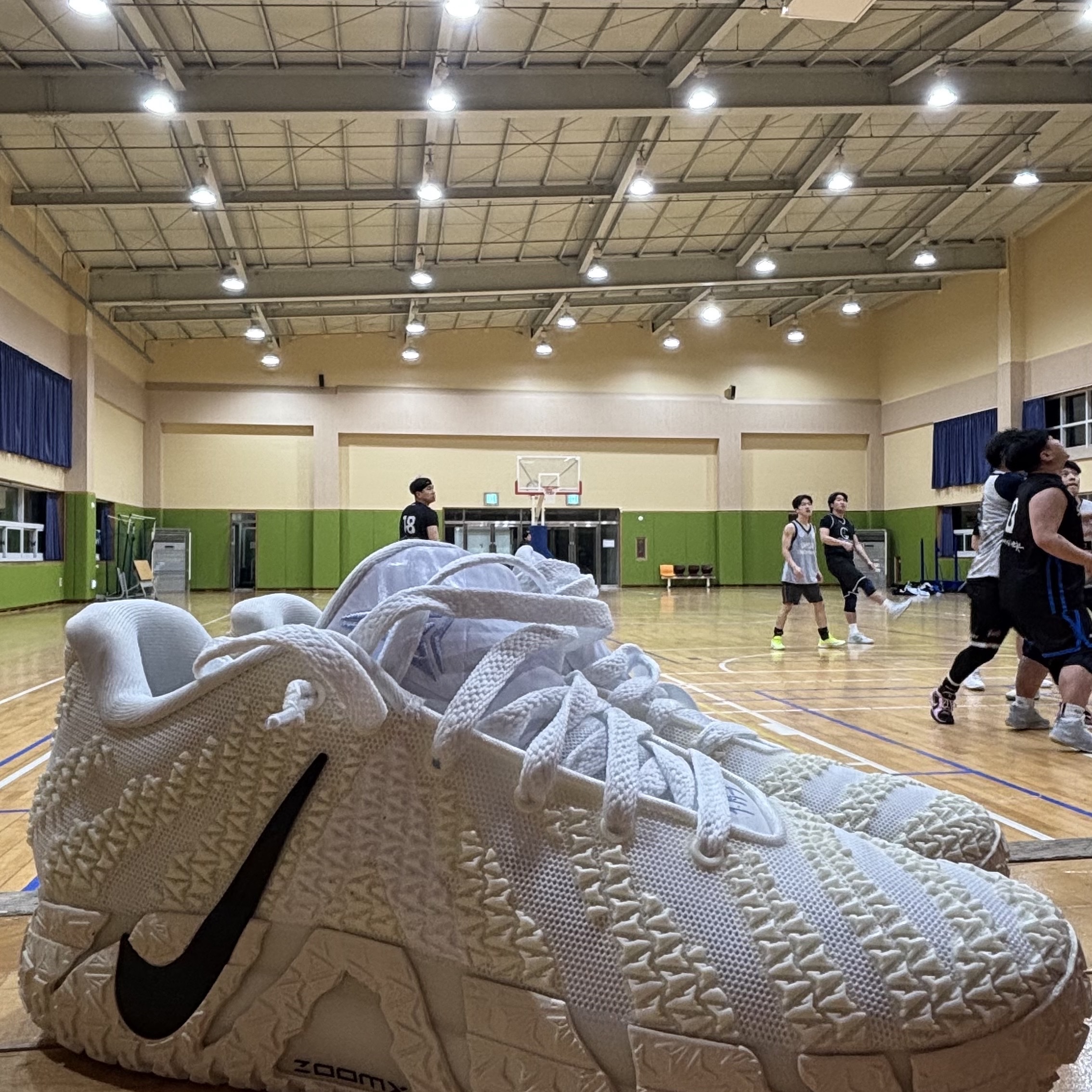 Nike Ja 3 EP White Black 착용 스타일