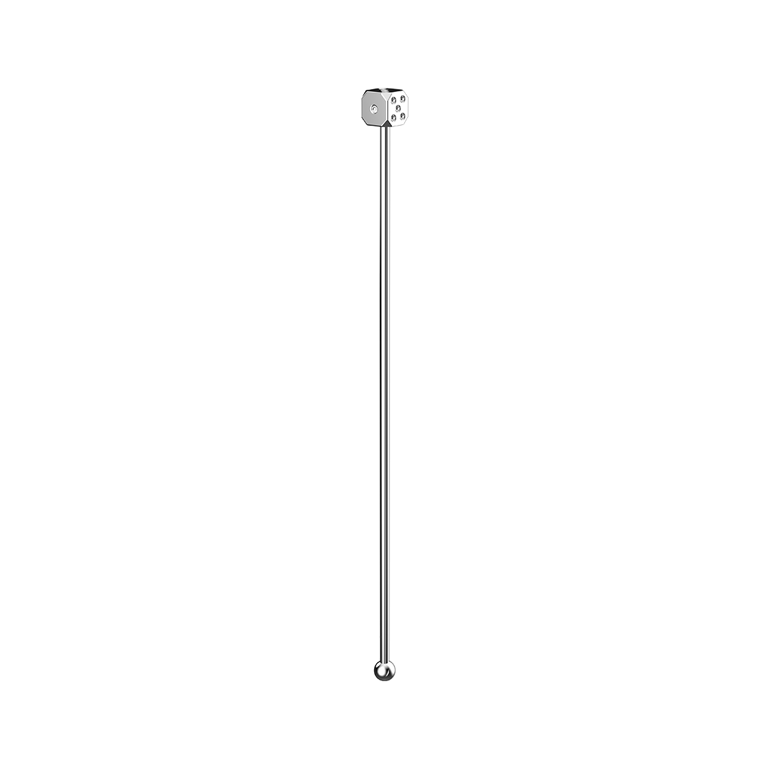 GUUDWA0331 WAGENSTEIGER Stainless 304 Dice Muddler Silver