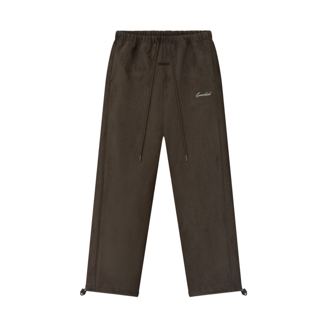 에센셜 스웨이드 플리스 시그니처 릴랙스드 팬츠 브라운 - 26SS(Essentials Suede Fleece Signature Relaxed Pant Brown - 26SS) - 2