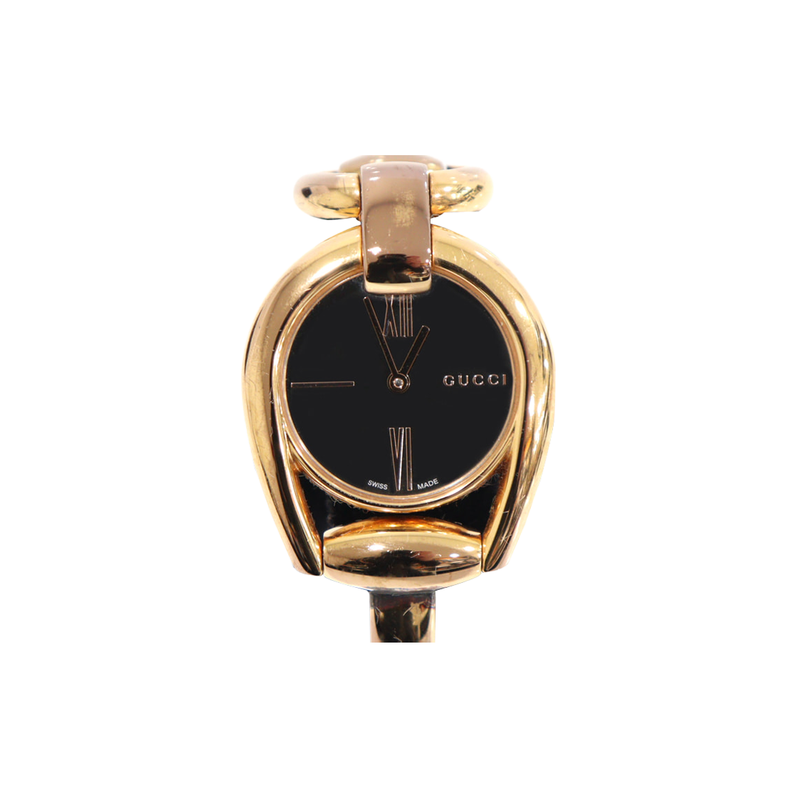 ITW6664VP5EC Gucci YA139507 28MM Rose Gold PVD Quartz Horsebit Bracelet Watch for Women