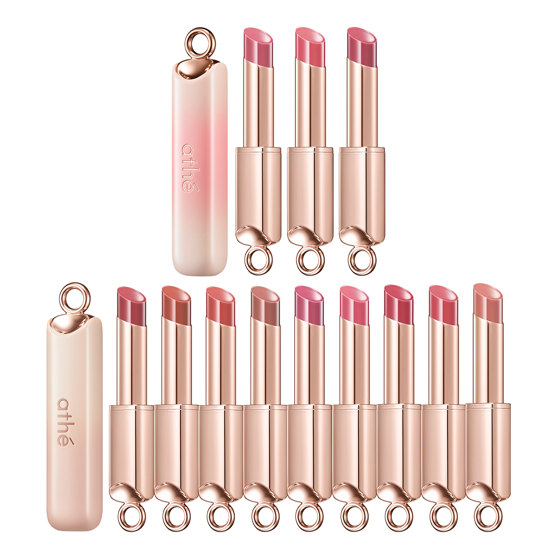 아떼 어센틱 립 글로이 밤 12종 택 1(athe Authentic Lip Glowy Balm)