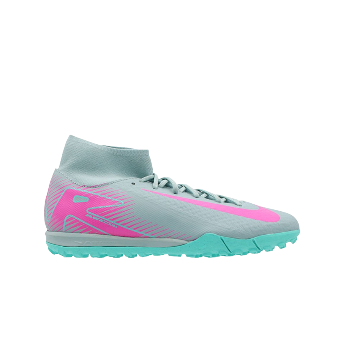 FQ8331-301 Nike Zoom Mercurial Superfly 10 Academy TF Ocean Cube Pink Blast