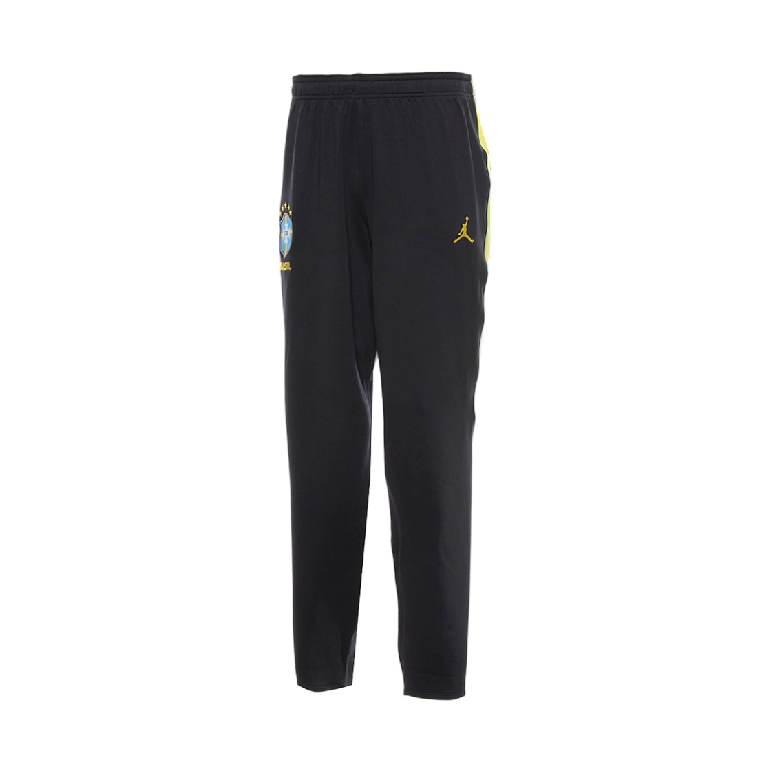 IQ3302-010 Jordan x CBF Brazil Strike Jordan Dri-FIT Soccer Knit Pants Black Yellow Pulse Infrared 23