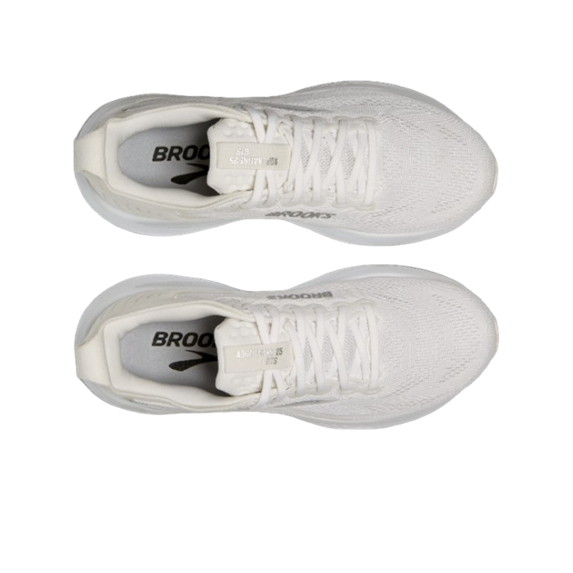 (W) 브룩스 러닝 아드레날린 GTS 25 화이트 - D 와이드((W) Brooks Running Adrenaline GTS 25 White - D Wide) - 2