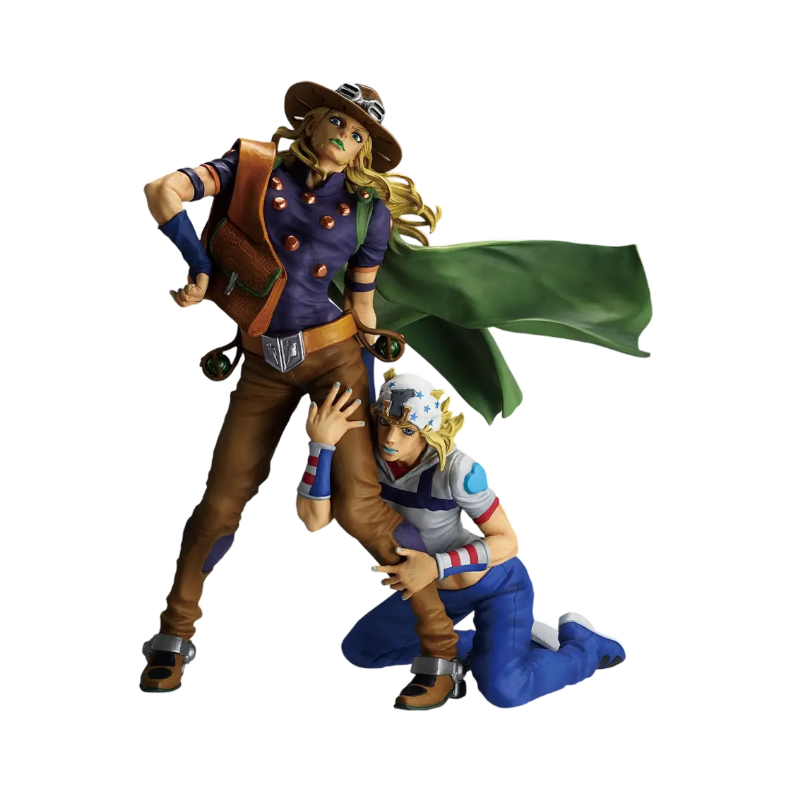 - Bandai Ichiban Kuji JoJo's Bizarre Adventure The Gathering of STARS Last One Prize Johnny Joestar & Gyro Zeppeli MASTERLISE PLUS