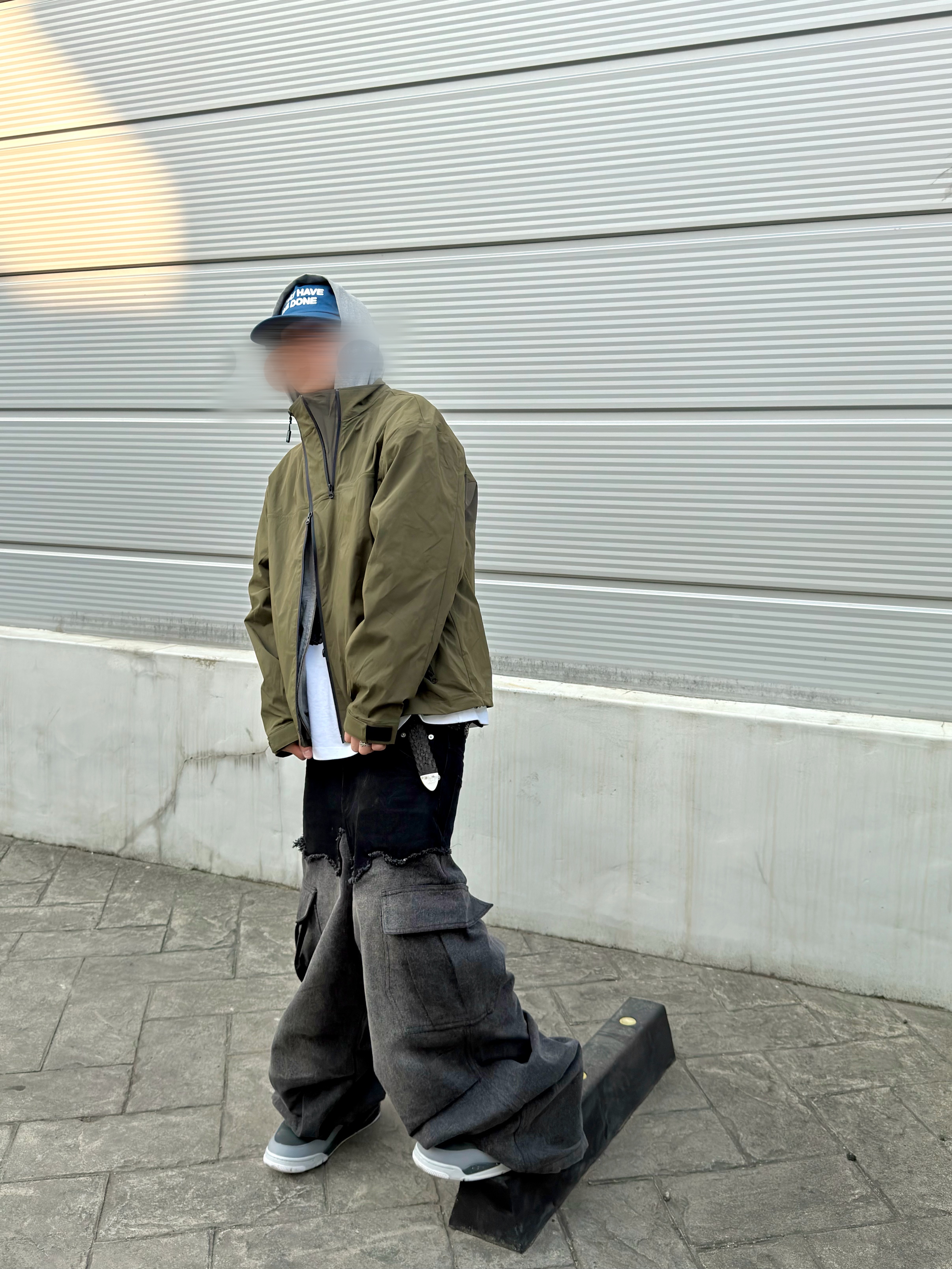 WHWD 5PANEL Cap, Jordan 4 Retro Fear 2024 착용 스타일 - 2