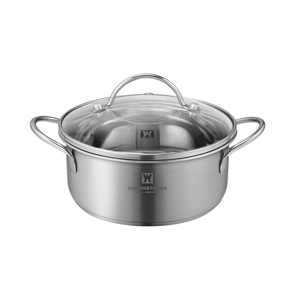 바겐슈타이거 IH 3중 바닥 스텐 미니팟 양수냄비 16cm(WAGENSTEIGER Stainless Mini Double-handle Pot 16cm) - 6