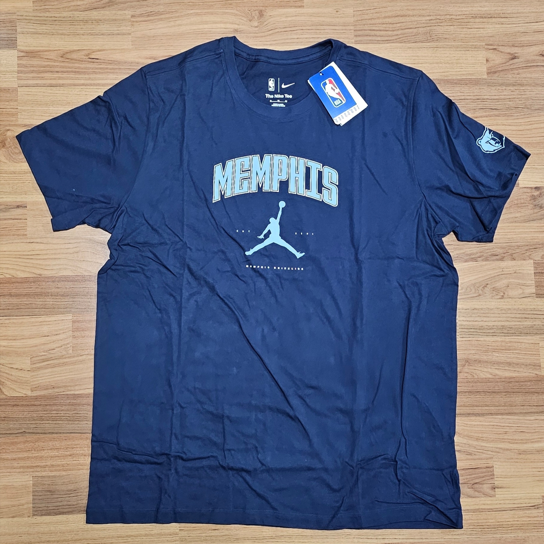Nike Memphis Grizzlies Icon Edition 2022/23 NBA Swingman Jersey College Navy 착용 스타일