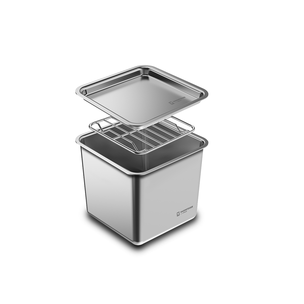 바겐슈타이거 콰트라트 스텐 304 캐니스터 깊은형 소 950ml(WAGENSTEIGER Quatrat Stainless 304 Canister Deep - S 950ml) - 6