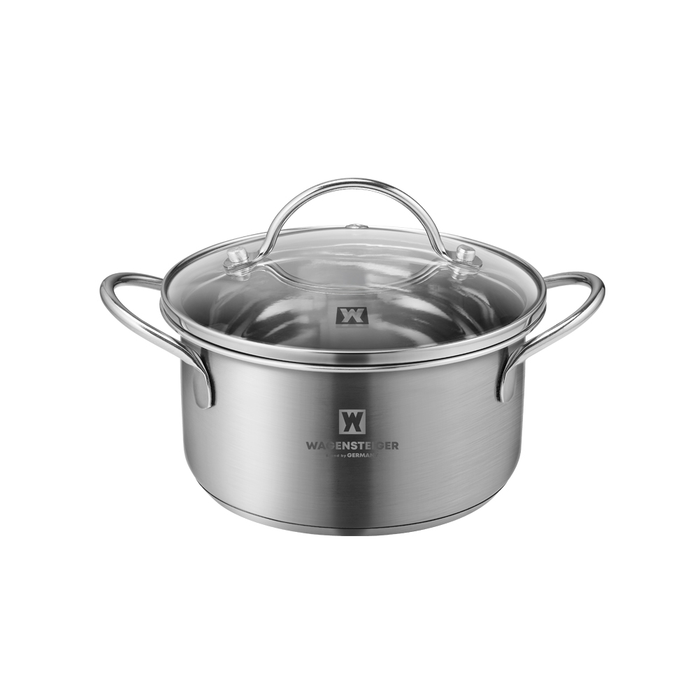 바겐슈타이거 IH 3중 바닥 스텐 미니팟 양수냄비 14cm(WAGENSTEIGER Stainless Mini Double-handle Pot 14cm) - 6