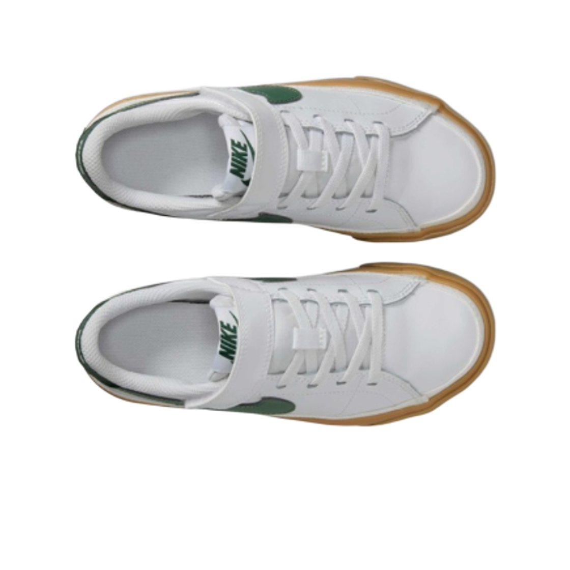 (PS) 나이키 코트 레거시 화이트 검 라이트 브라운((PS) Nike Court Legacy White Gum Light Brown) - 2