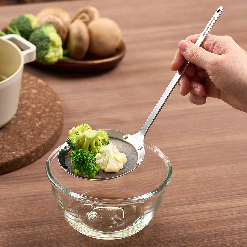바겐슈타이거 스텐 304 마이크로 스키머 소 초미세 메쉬망 국자(WAGENSTEIGER Stainless Steel 304 Micro Skimmer (Small)) - 4