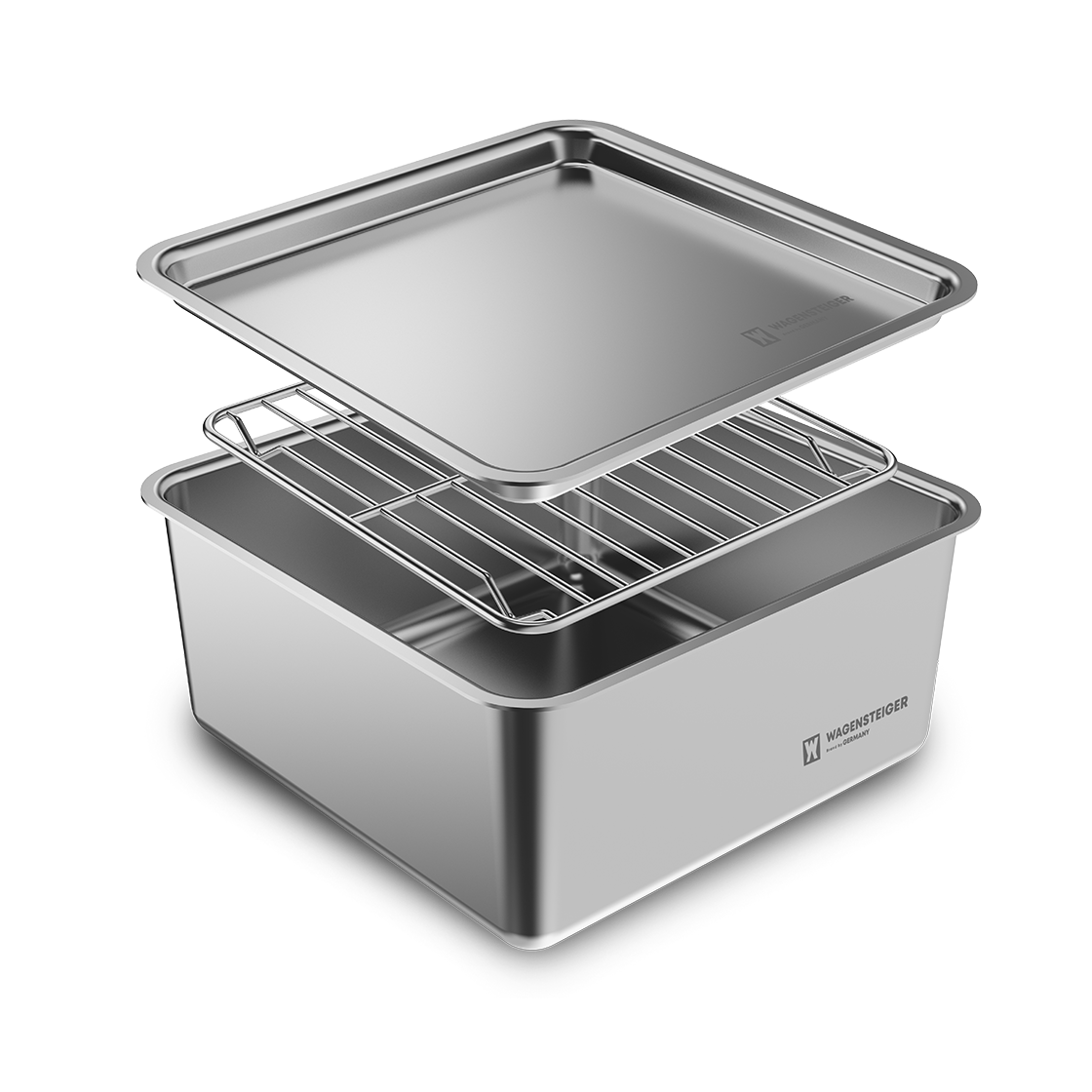 GUUDWA0491 WAGENSTEIGER Quatrat Stainless 304 Canister Shallow - L 1100ml