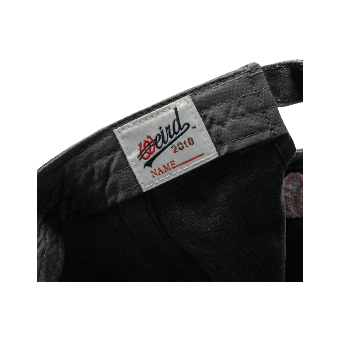 위얼드월드 아크로고 피그먼트 볼캡 블랙(Weird World Acro Logo Pigment Ball Cap Black) - 5