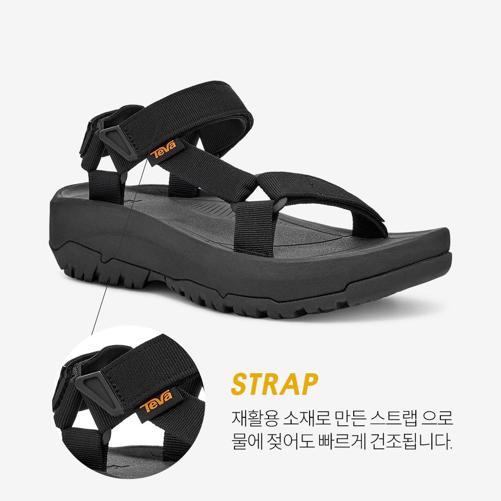 테바 테바 남성 허리케인 XLT2 앰프솔 BLK(TEVA Men Hurricane XLT2 Ampsole BLK) - 3