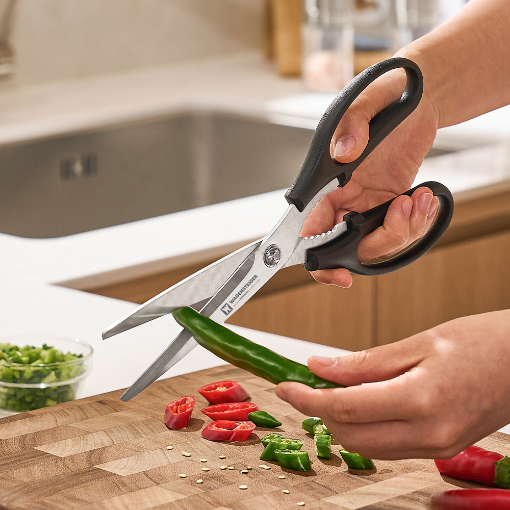 바겐슈타이거 스텐 트윈 블레이드 가위 611 강력한 절삭력 양손가위(WAGENSTEIGER Stainless Twin-Blade Scissors 611) - 6