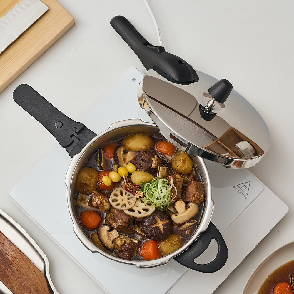 바겐슈타이거 에델구스토 스텐 압력솥 3.5L(WAGENSTEIGER Edel Gusto Stainless Pressure Cooker 3.5L) - 3