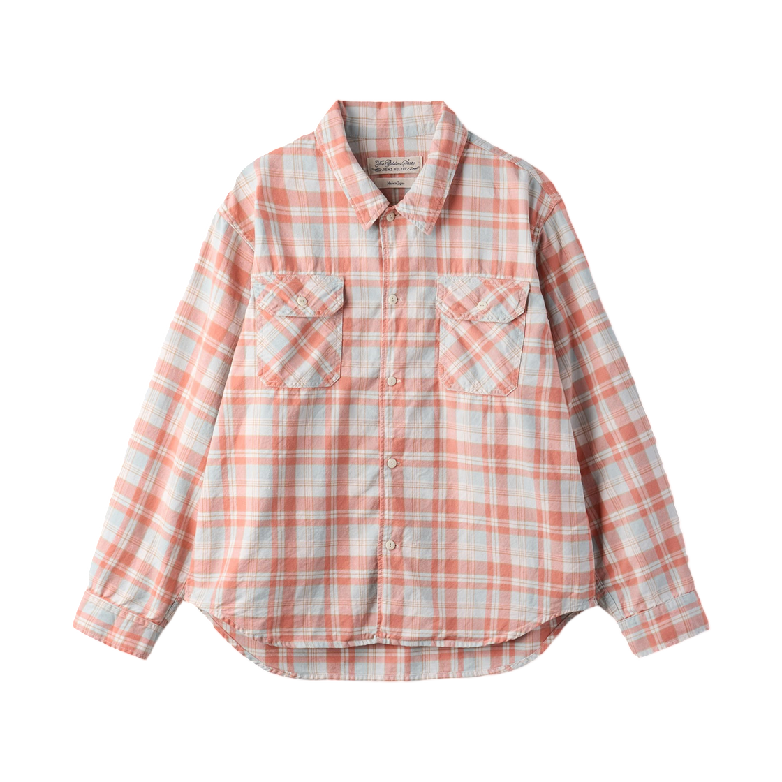 레미 릴리프 넵 트윌 체크 셔츠 오프 화이트(Remi Relief Nep Twill Checked Shirt Off White)
