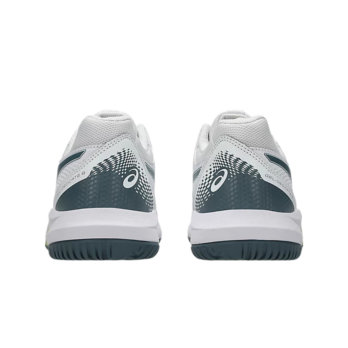 아식스 젤 데디케이트 8 화이트 아이언클래드 - 2E 와이드(Asics Gel-Dedicate 8 White Ironclad - 2E Wide) - 3