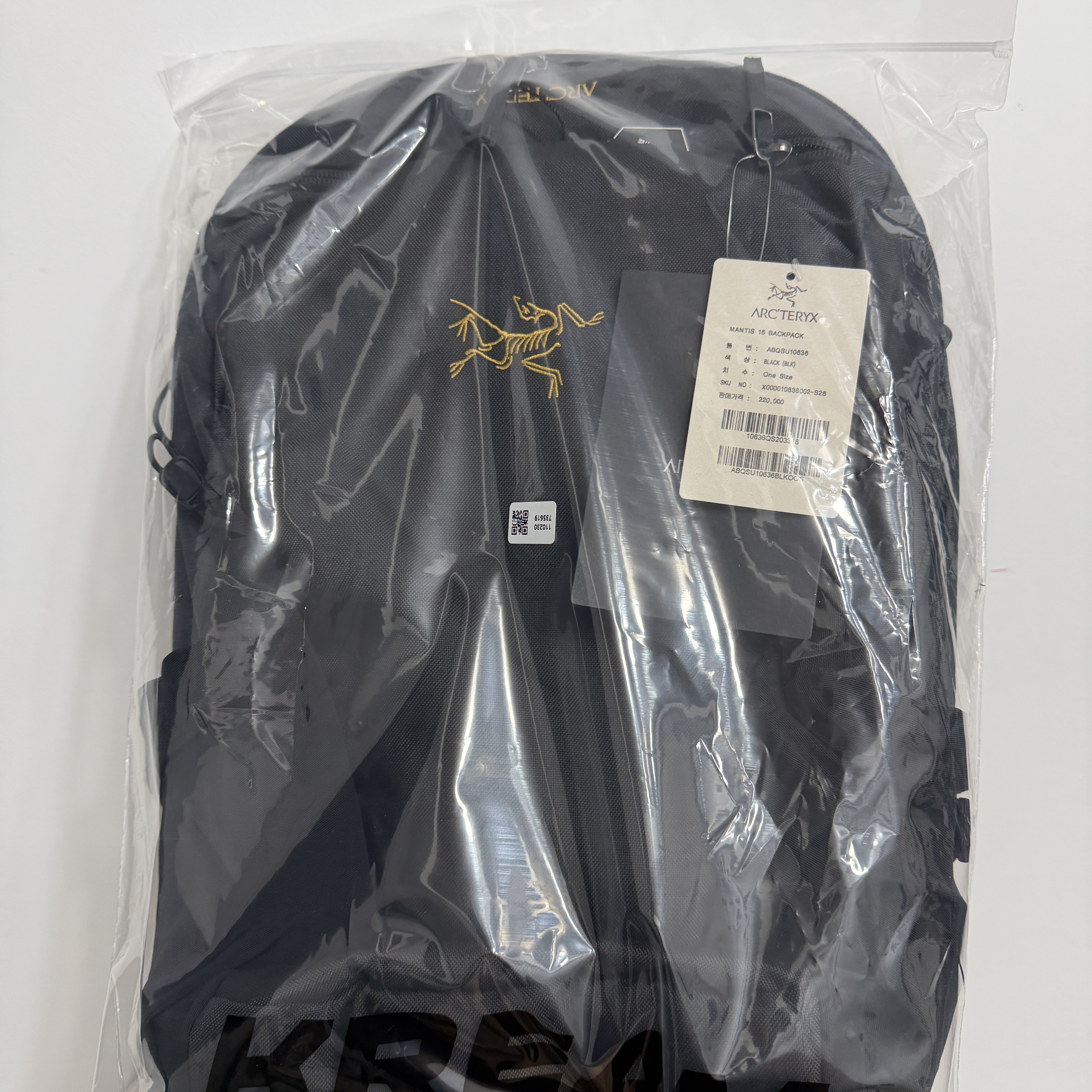 Arc'teryx Mantis 16 Backpack Black 착용 스타일 - 2