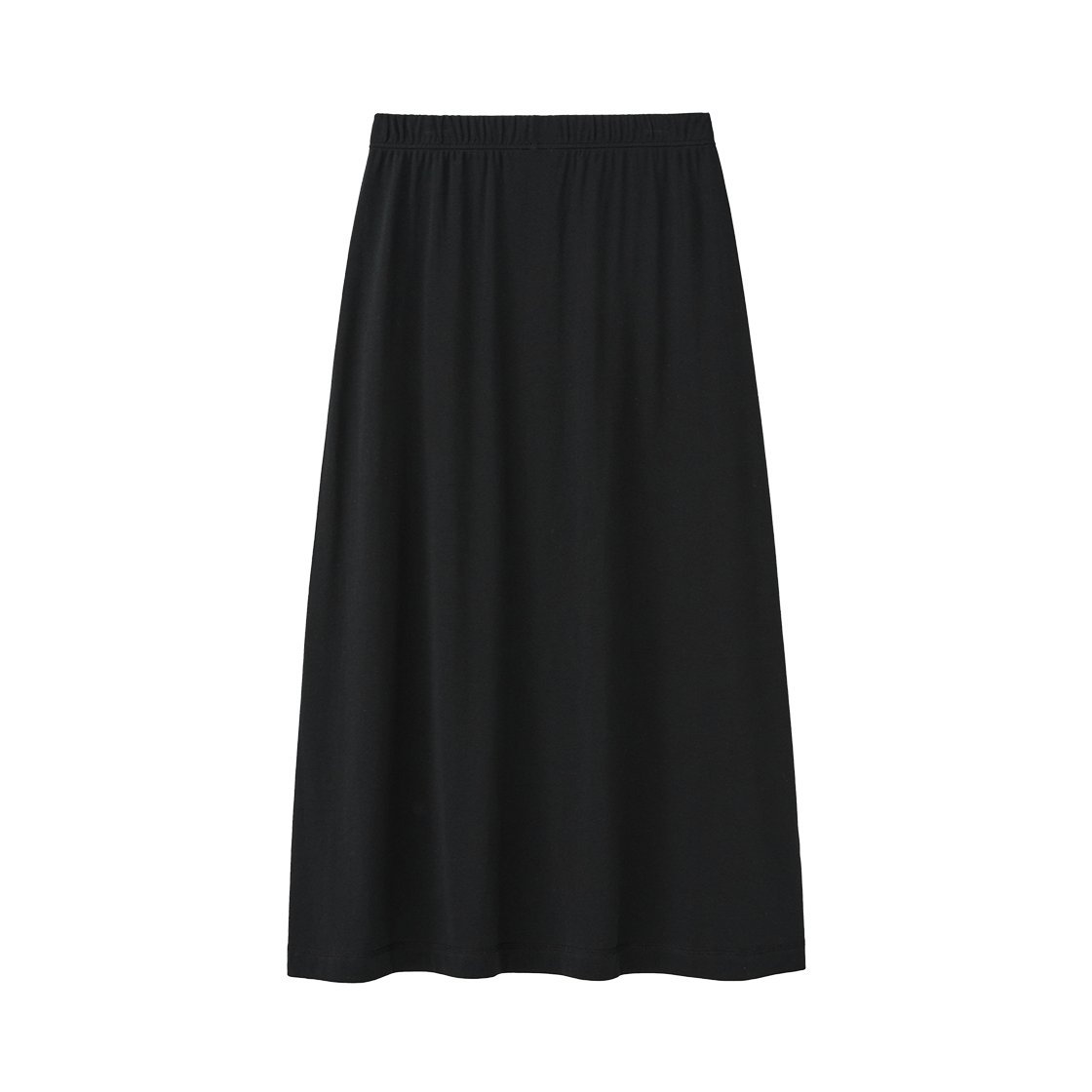 SBF1SK03WBK (W) Suare Woman Cotton Banding Flare Skirt Black