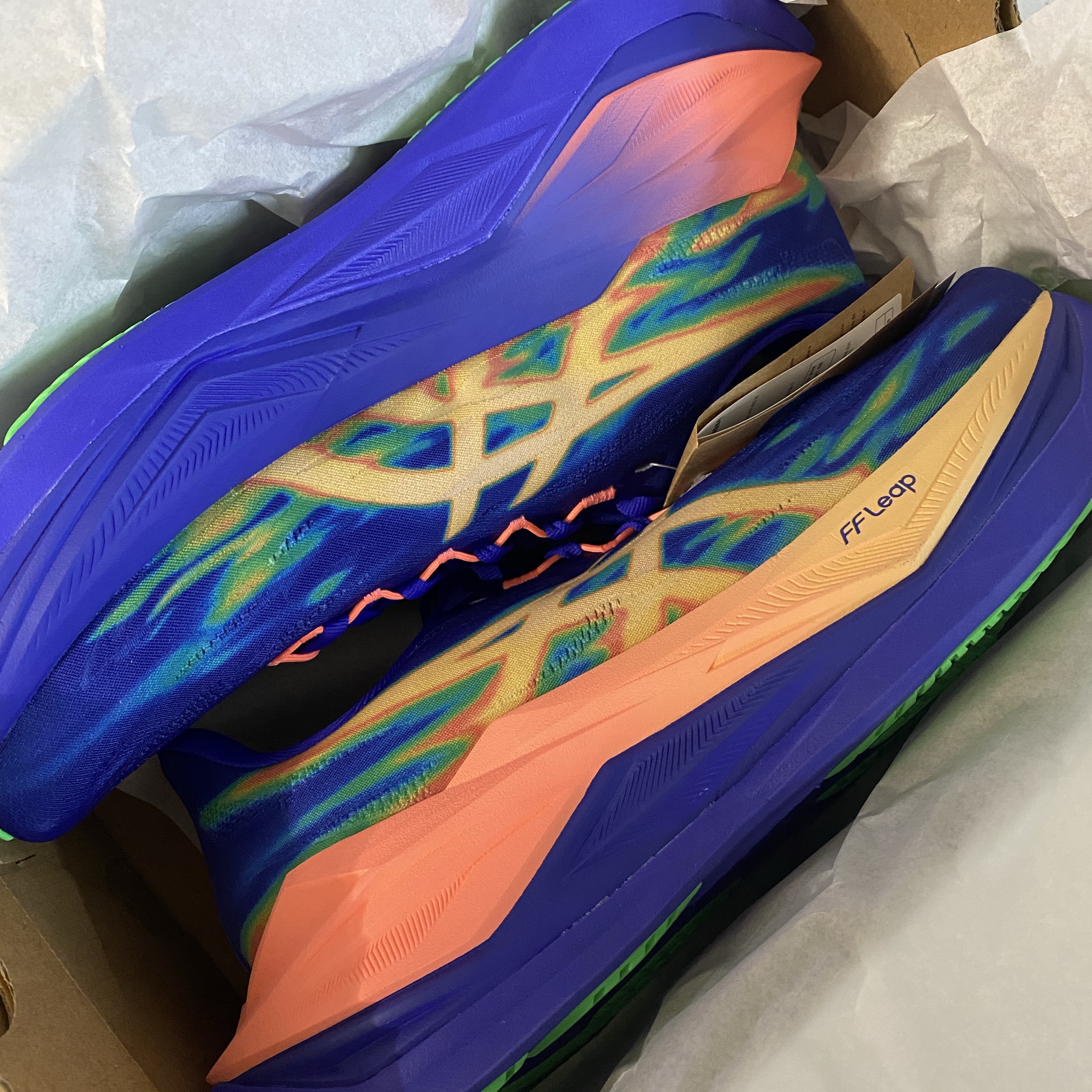 Asics Superblast 3 Cobalt Burst Light Orange 착용 스타일