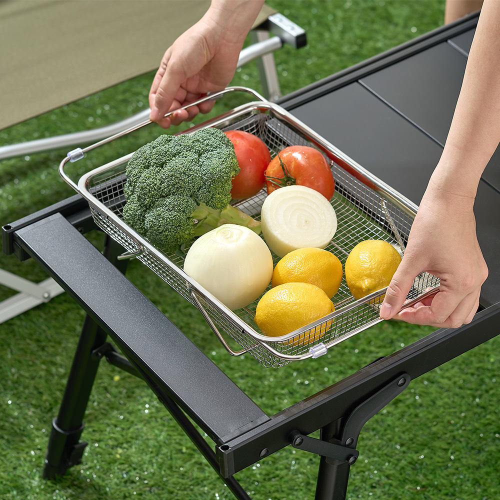 바겐슈타이거 스텐 304 슬라이딩 메쉬 바스켓 중(WAGENSTEIGER Stainless 304 Sliding Mesh Basket M) - 4