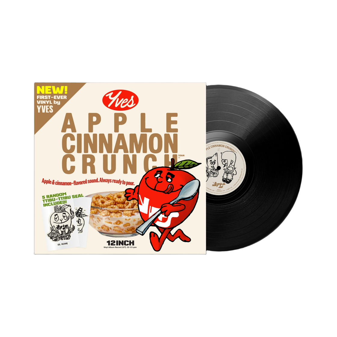 - Yves Apple Cinnamon Crunch LP Black