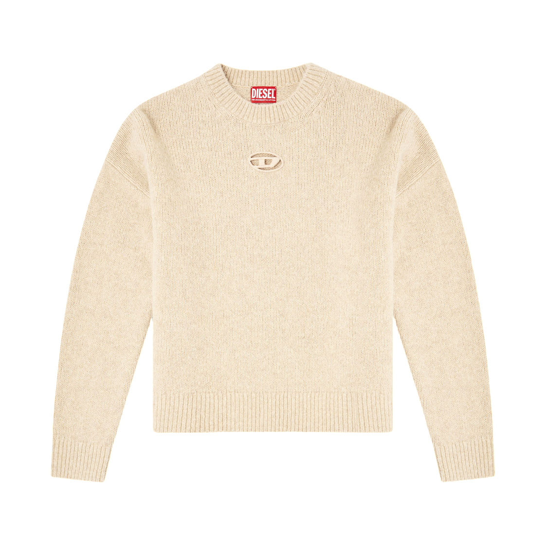 A208340TKCZ-7CS (W) Diesel M-Areeta Sweater Beige