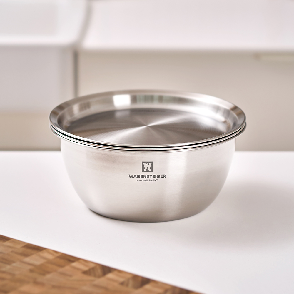 바겐슈타이거 스텐 더블 트레이 앤 믹스 3pcs(22cm)(WAGENSTEIGER Stainless Double Tray & Mix 3pcs 22cm) - 4