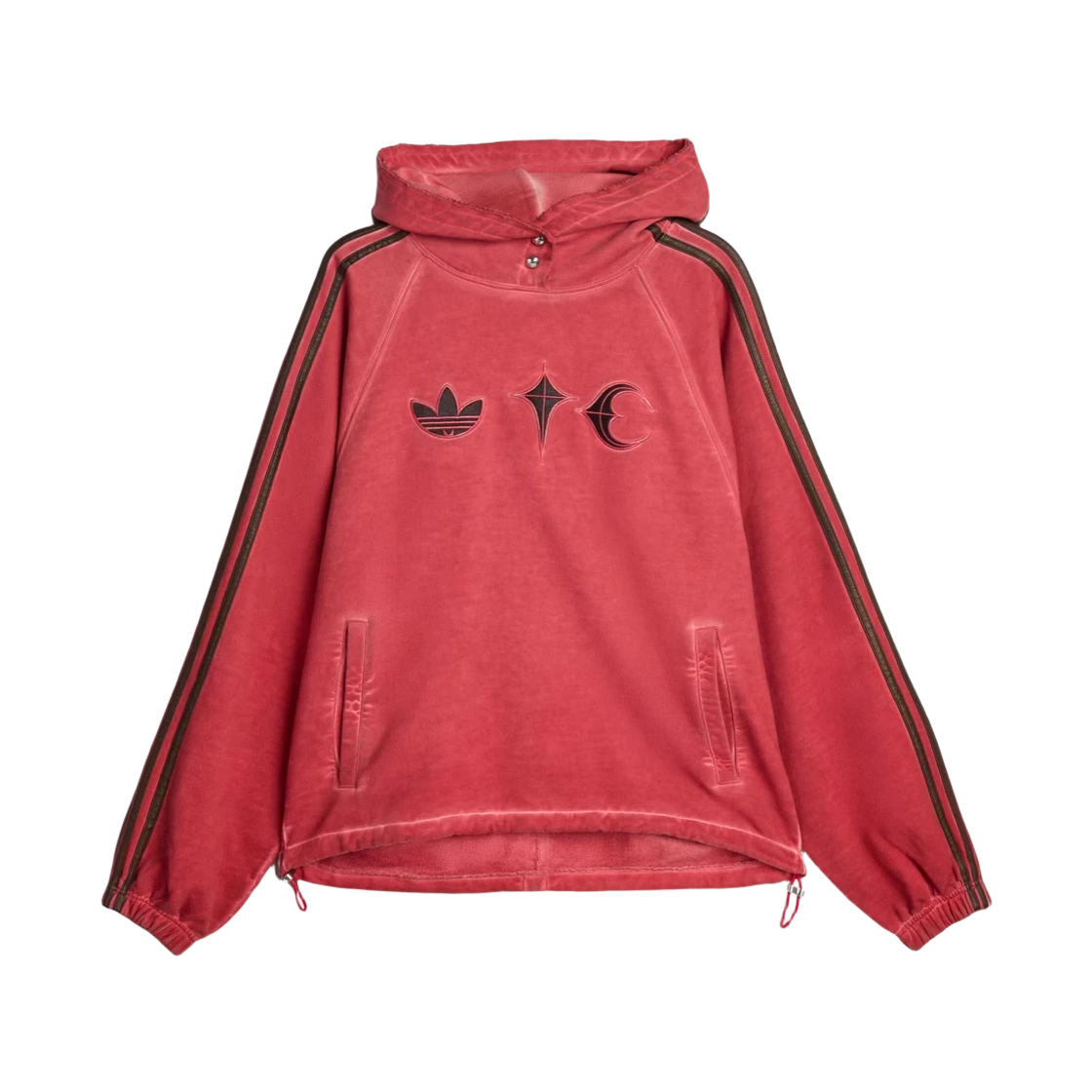 KF6586 Adidas x Thug Club Sweat Hoodie Power Red - KR Sizing