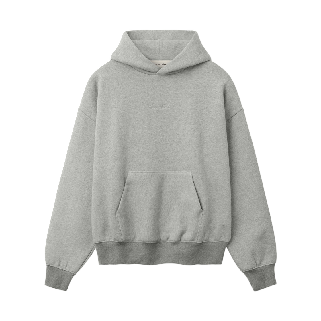 - Essentials Signature Classic Hoodie Concrete Heather Dark Concrete Heather - 26SS